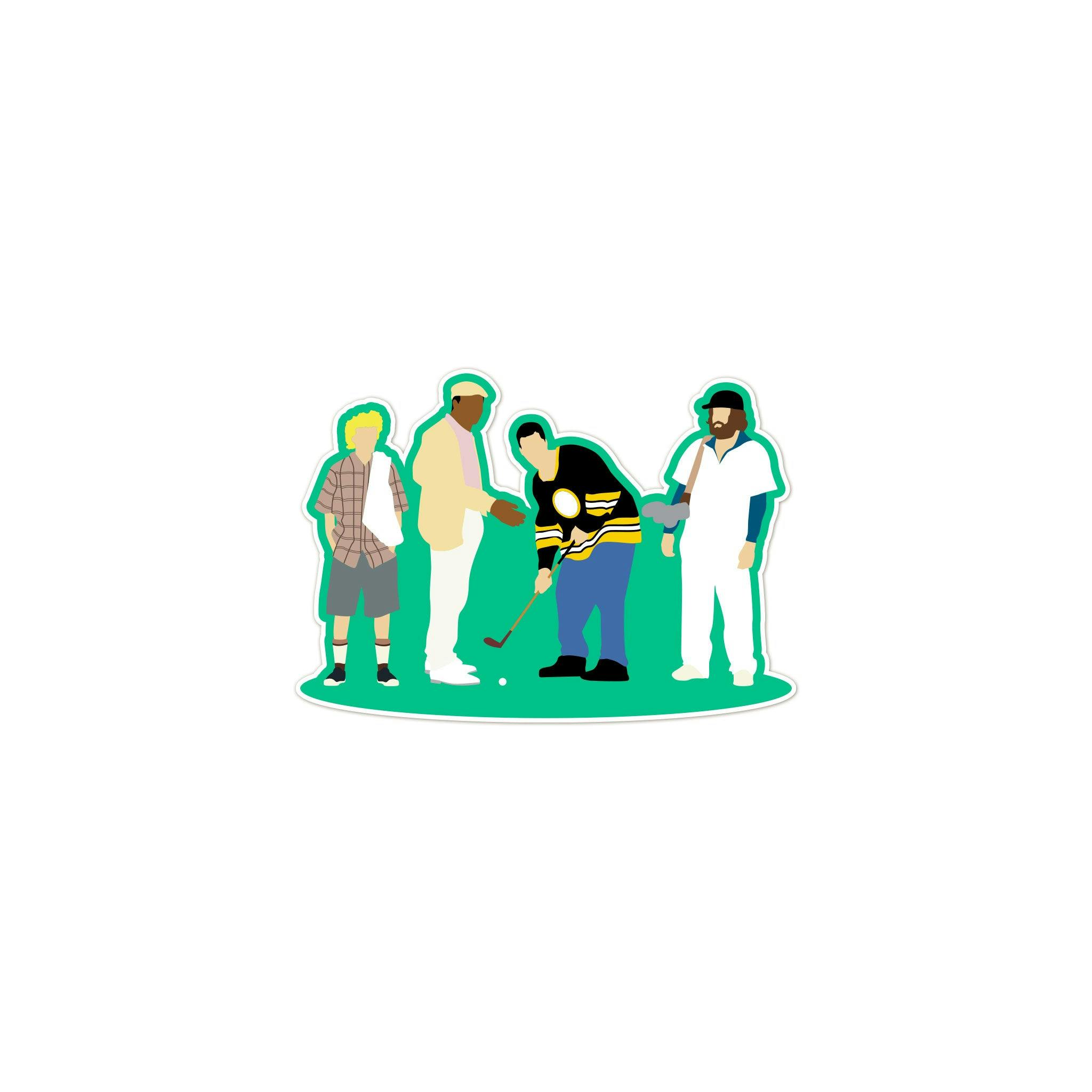Happy Golf Sticker
